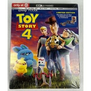 Disney Pixar Toy Story 4 4K Ultra HD Blu Ray DVD Digital Code Limited Edition